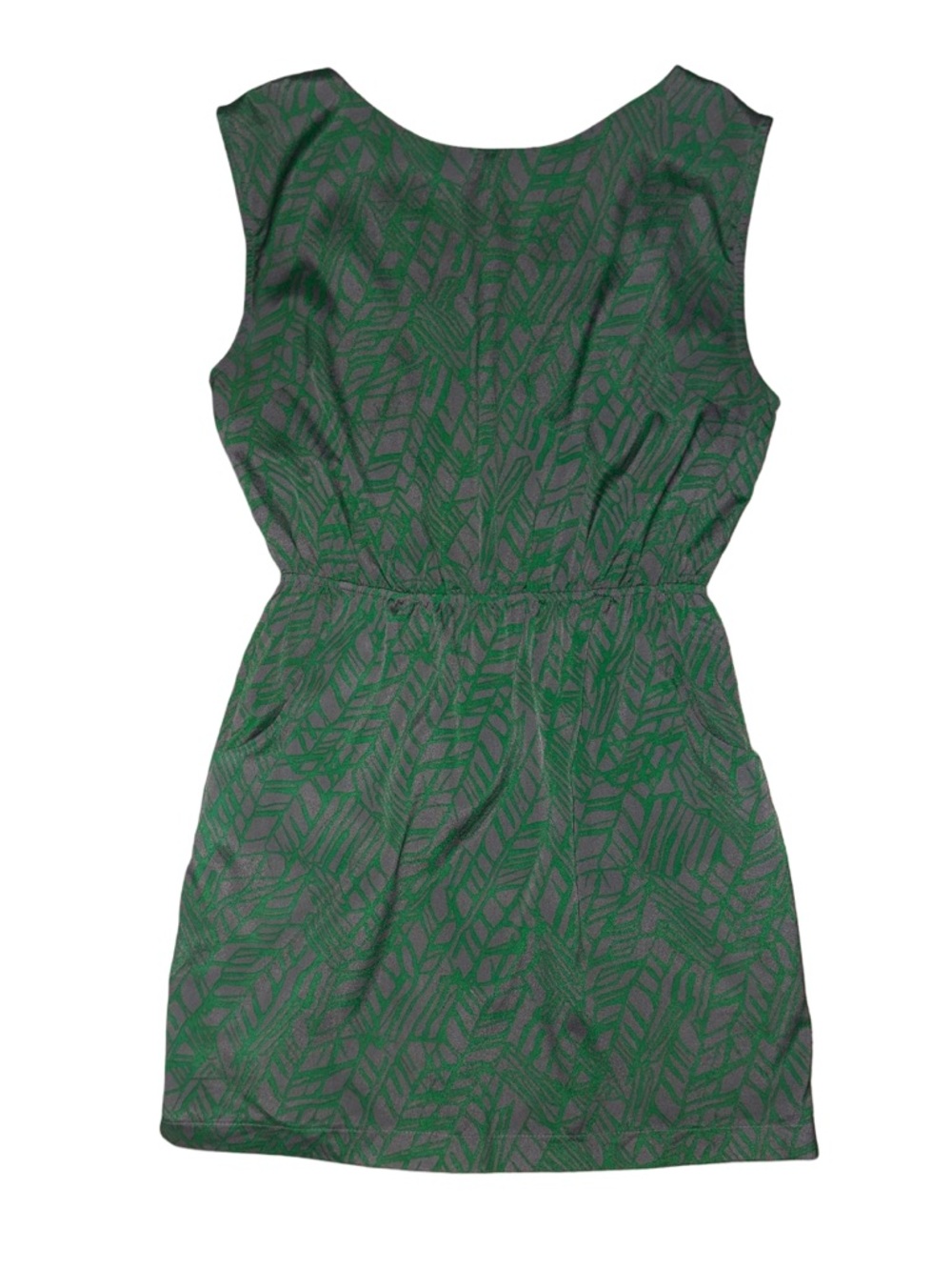 Prevett Green & Silver Open Back Dress